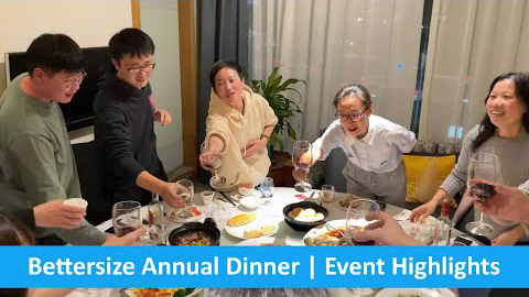 Bettersize annual dinner event video