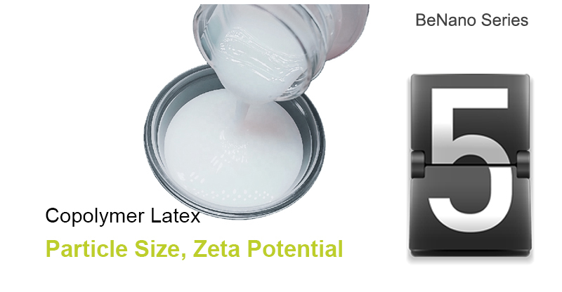 Copolymer Latex particle Size and Zeta Potential analysis