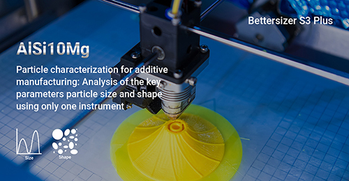Additive manufacturing particle size analysis