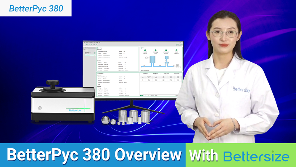 Overview of BetterPyc 380 |Versatile Gas Pycnometer