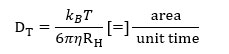 The Stokes-Einstein equation