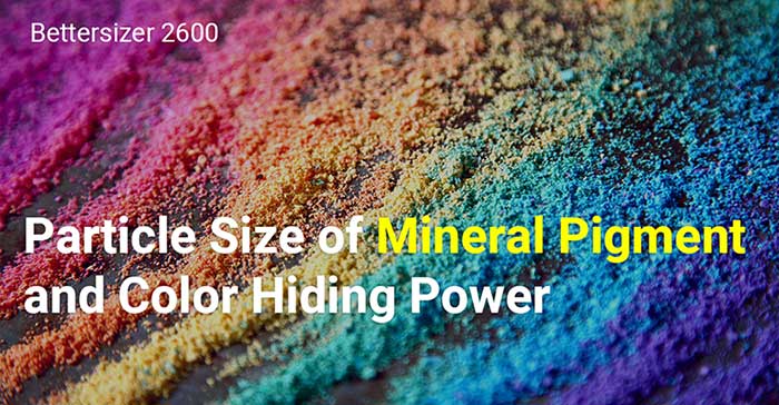 Particle Size of Mineral Pigment and Color Hiding Power