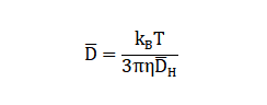 Stokes-Einstein equation