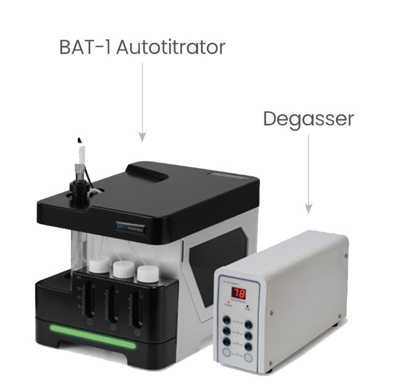 BAT-1 Autotitrator and optional degasser
