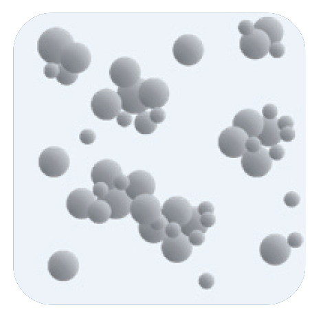 Unstable-particle-system