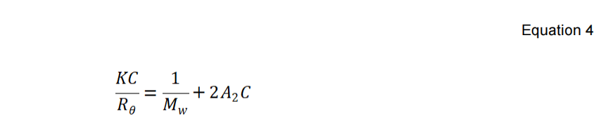 When the macromolecule’s radius of gyration Rg is much less than the wavelength of the incident light λ0 (usually smaller than 1/40 of the incident wavelength), the sample is considered to scatter homogenously at all angles, where the Pθ approximates to 1.0.