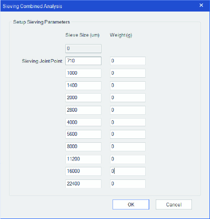Software interface for sieve-laser data integration.